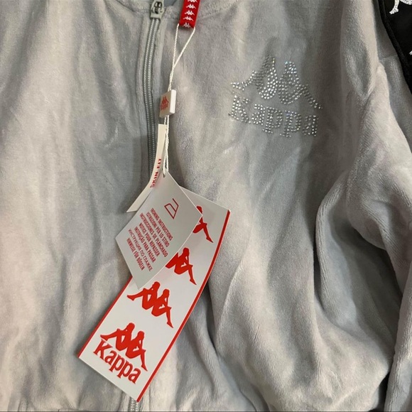 SOLD Kappa velour crop jacket - Picture 3 of 3